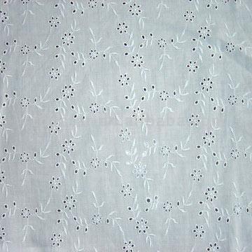 Cotton Embroideries Fabric 